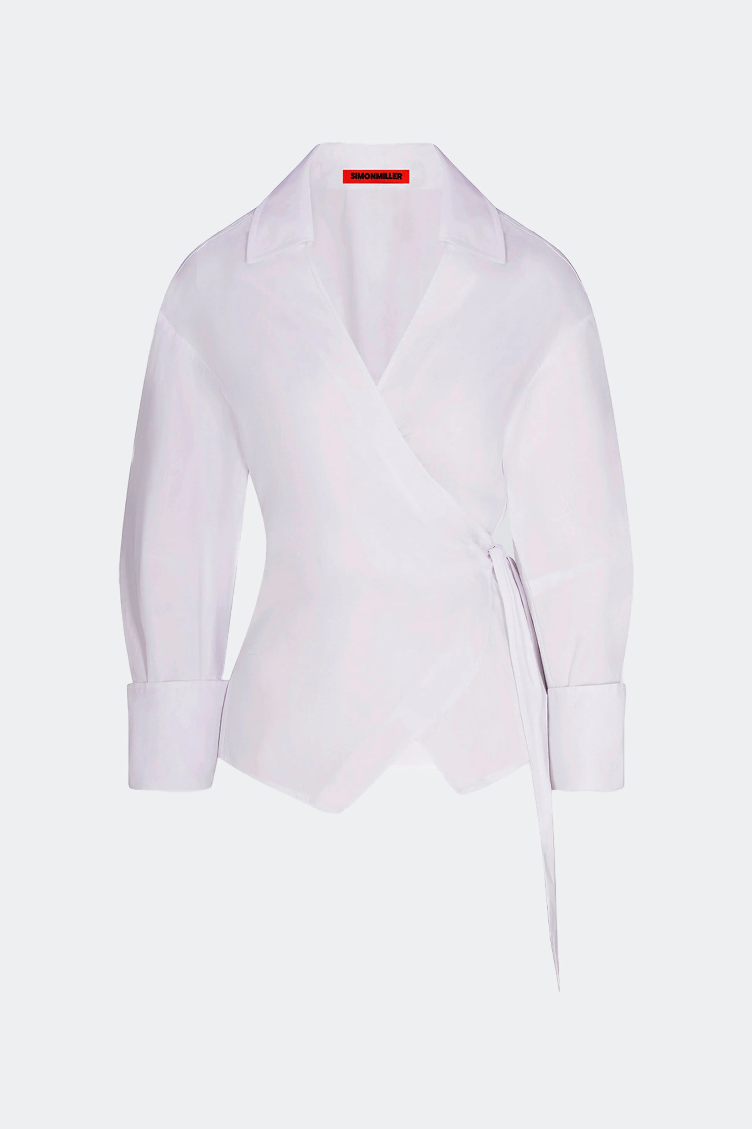 Anya Poplin Wrap Top