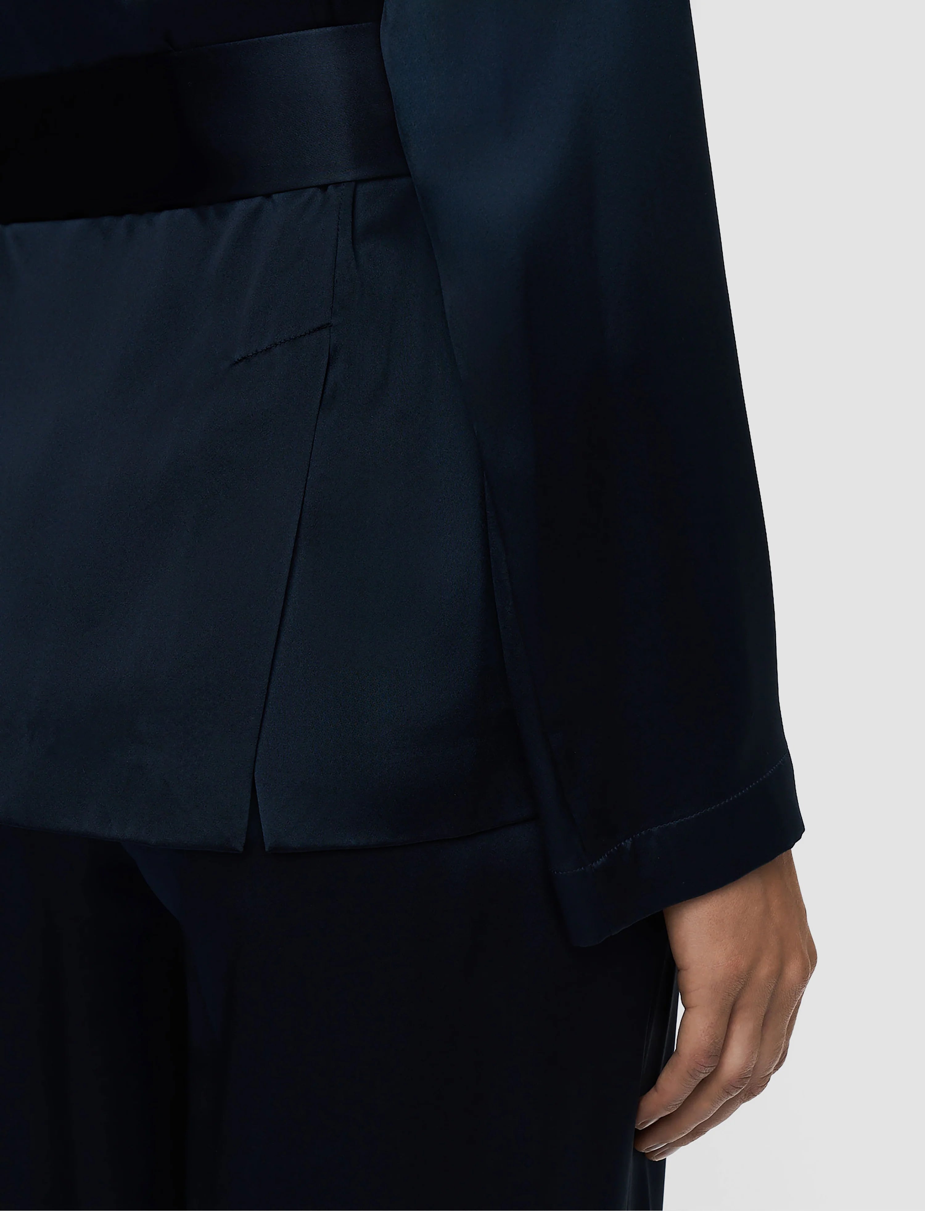 Archer Silk Satin Jacket