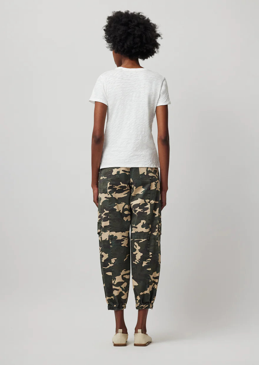 Washed Cotton Twill Cargo Pant