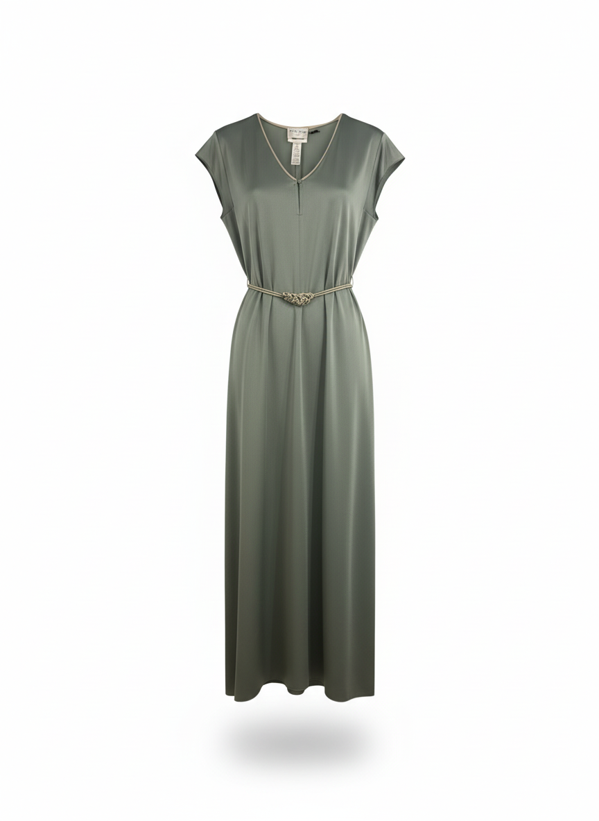 Envers Satin Kaftan Dress