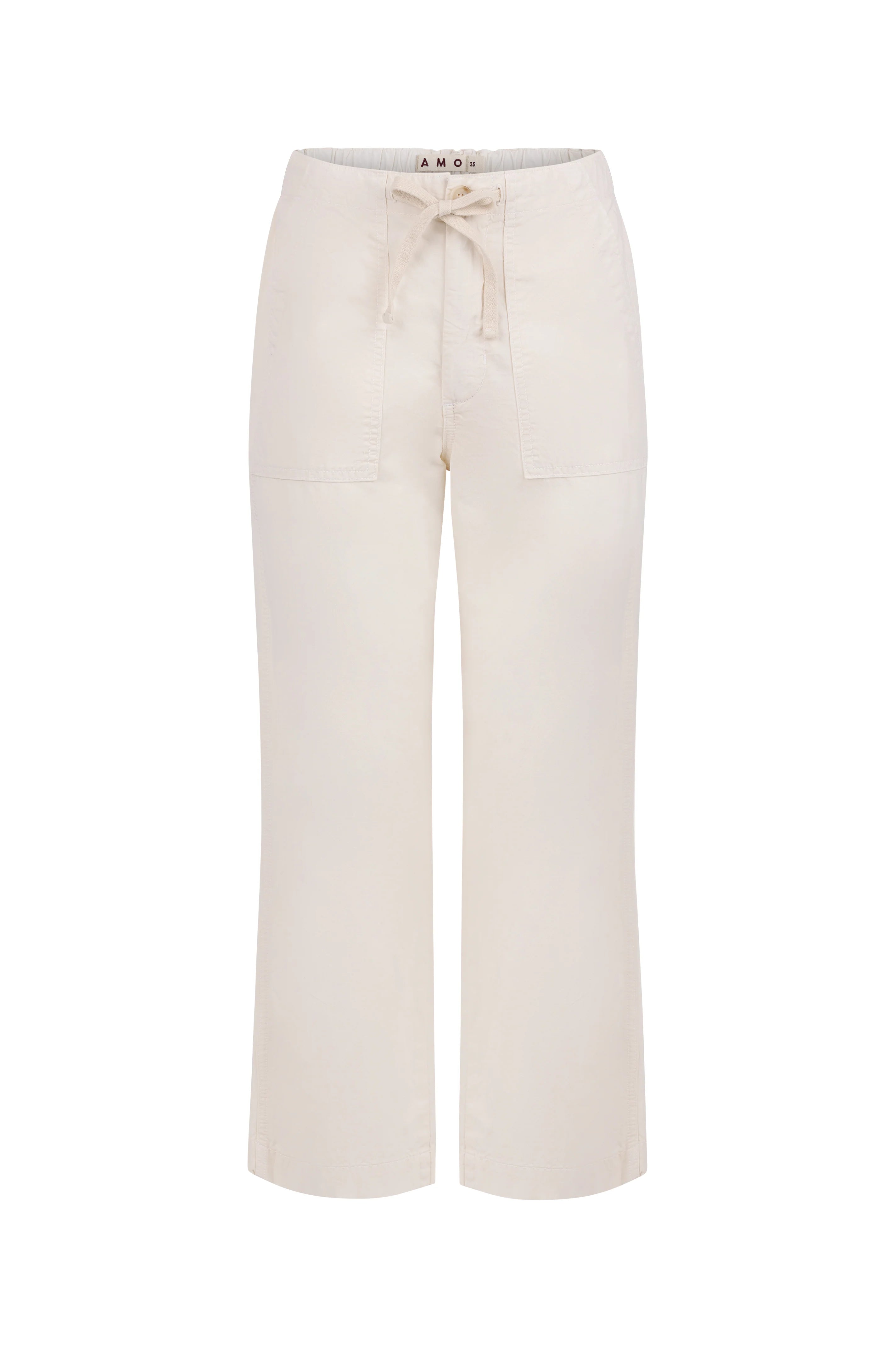 Easy Drawstring Slouch Crop Jean