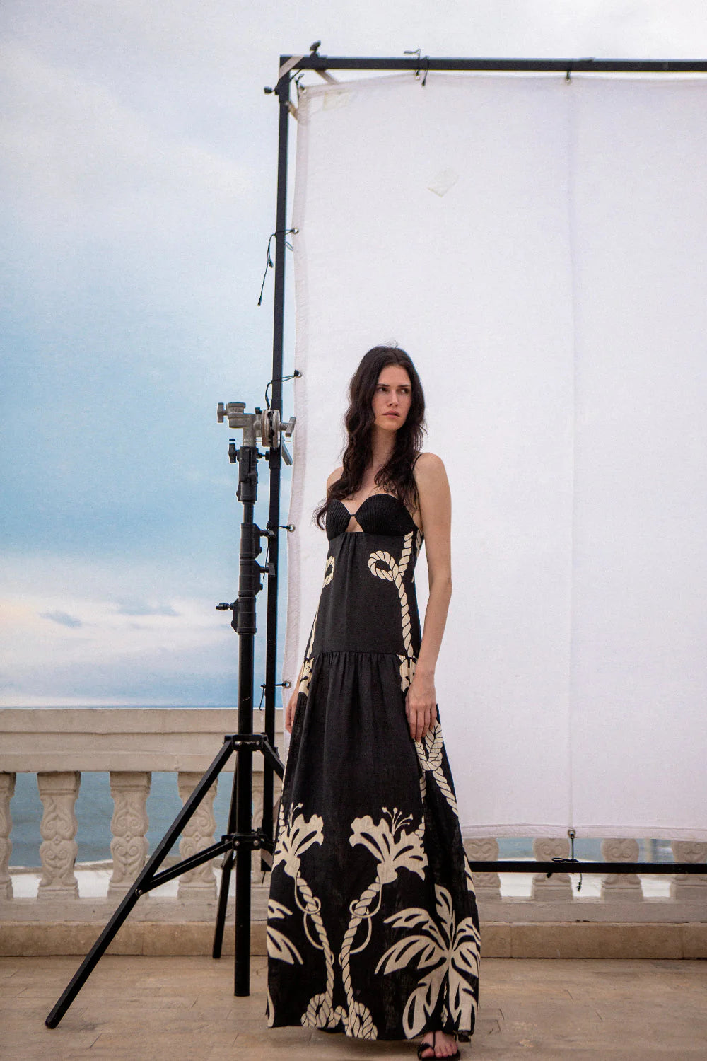 Enlightened Sailor Maxi Dress
