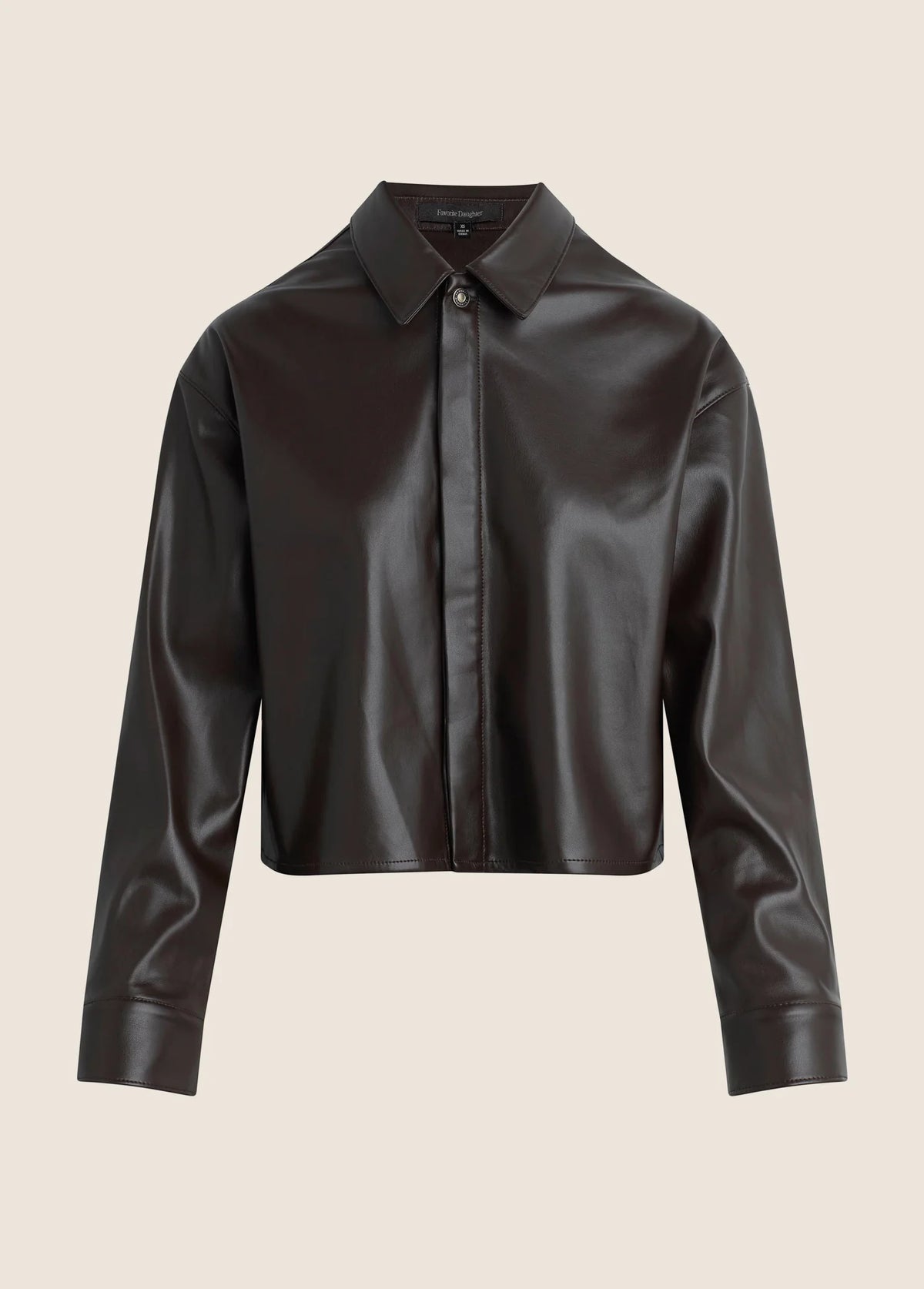 The Vegan Cropped Brady Shirt