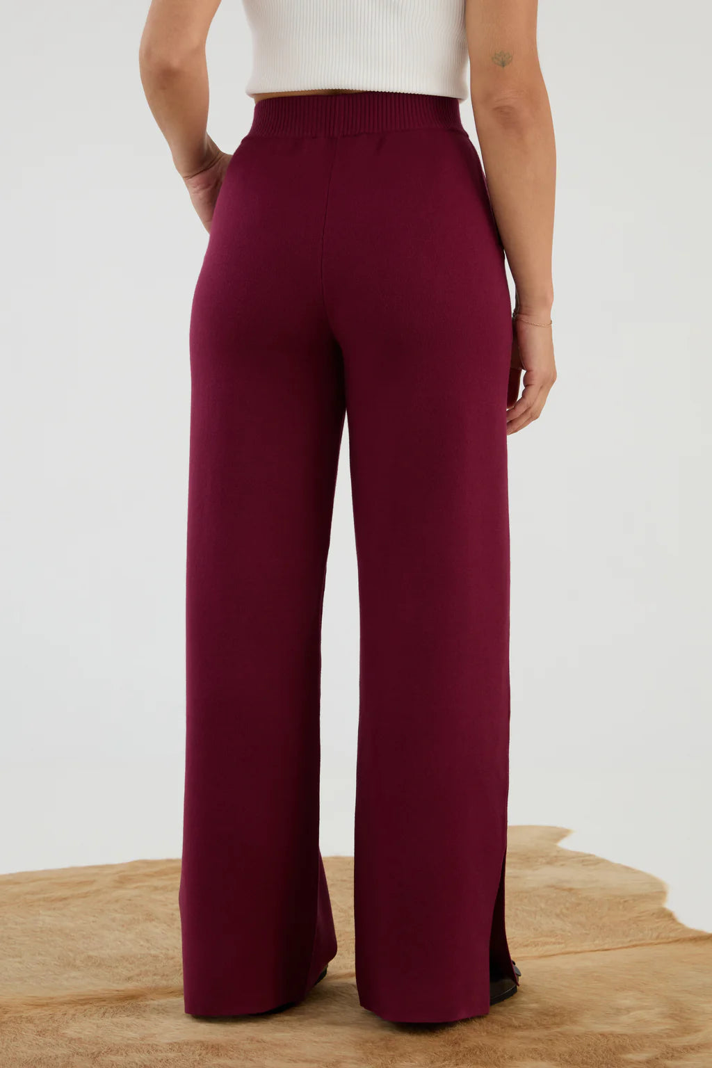 The Sweater Wide Leg Pant
