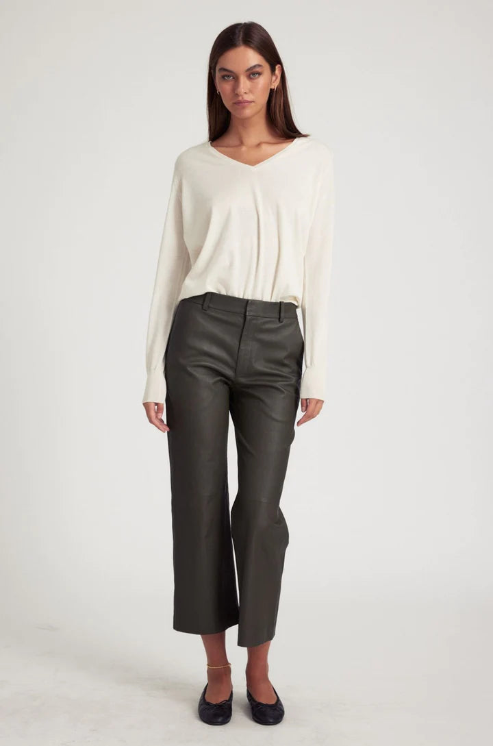 Cropped Baggy Trousers