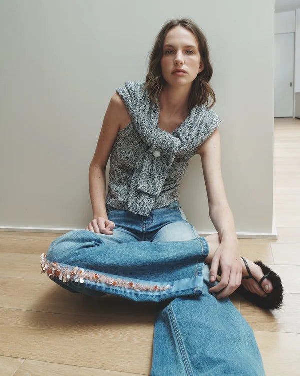 Clarissa Shoulder Wrap Sweater