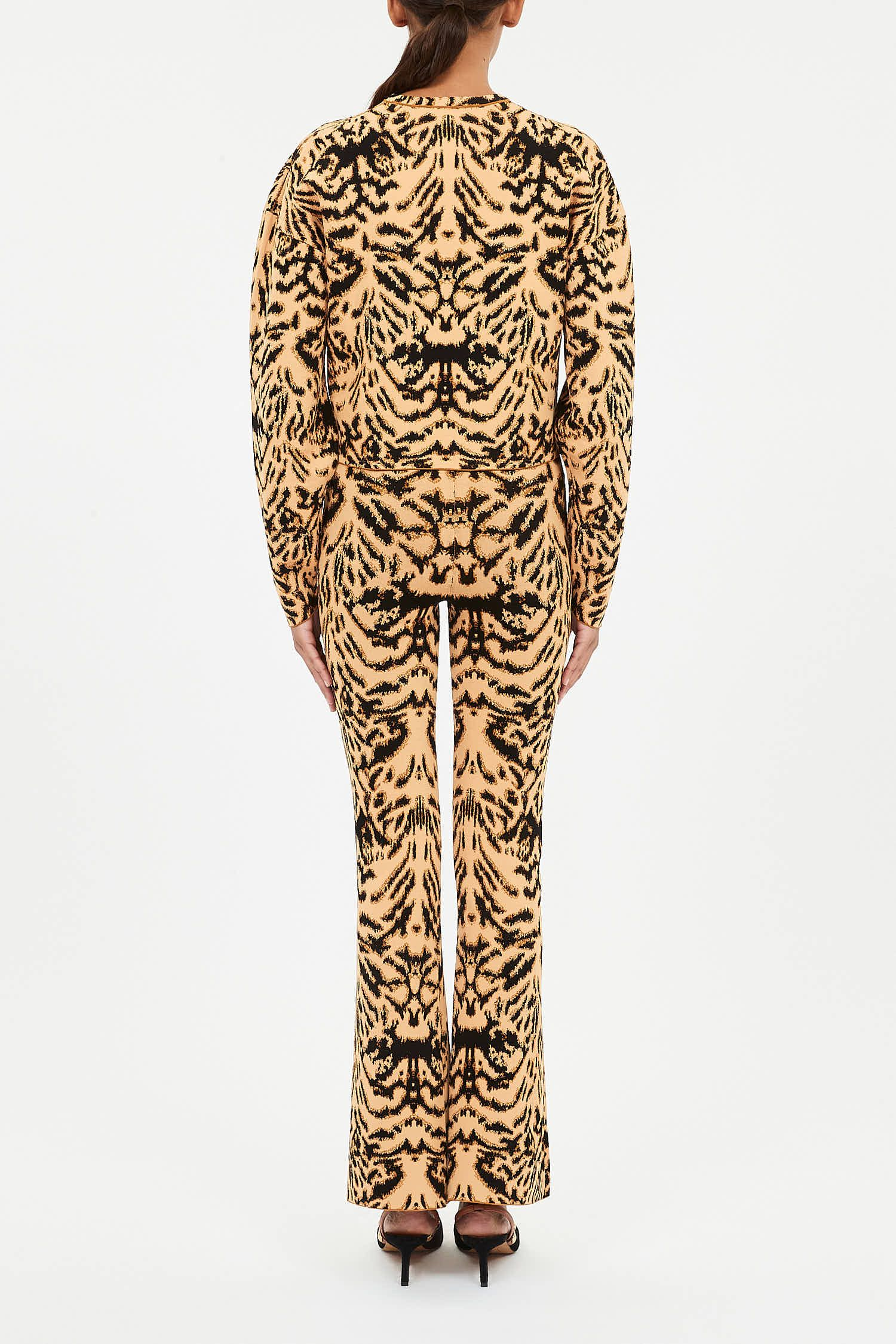 Cade Jacquard Knit Pullover Top