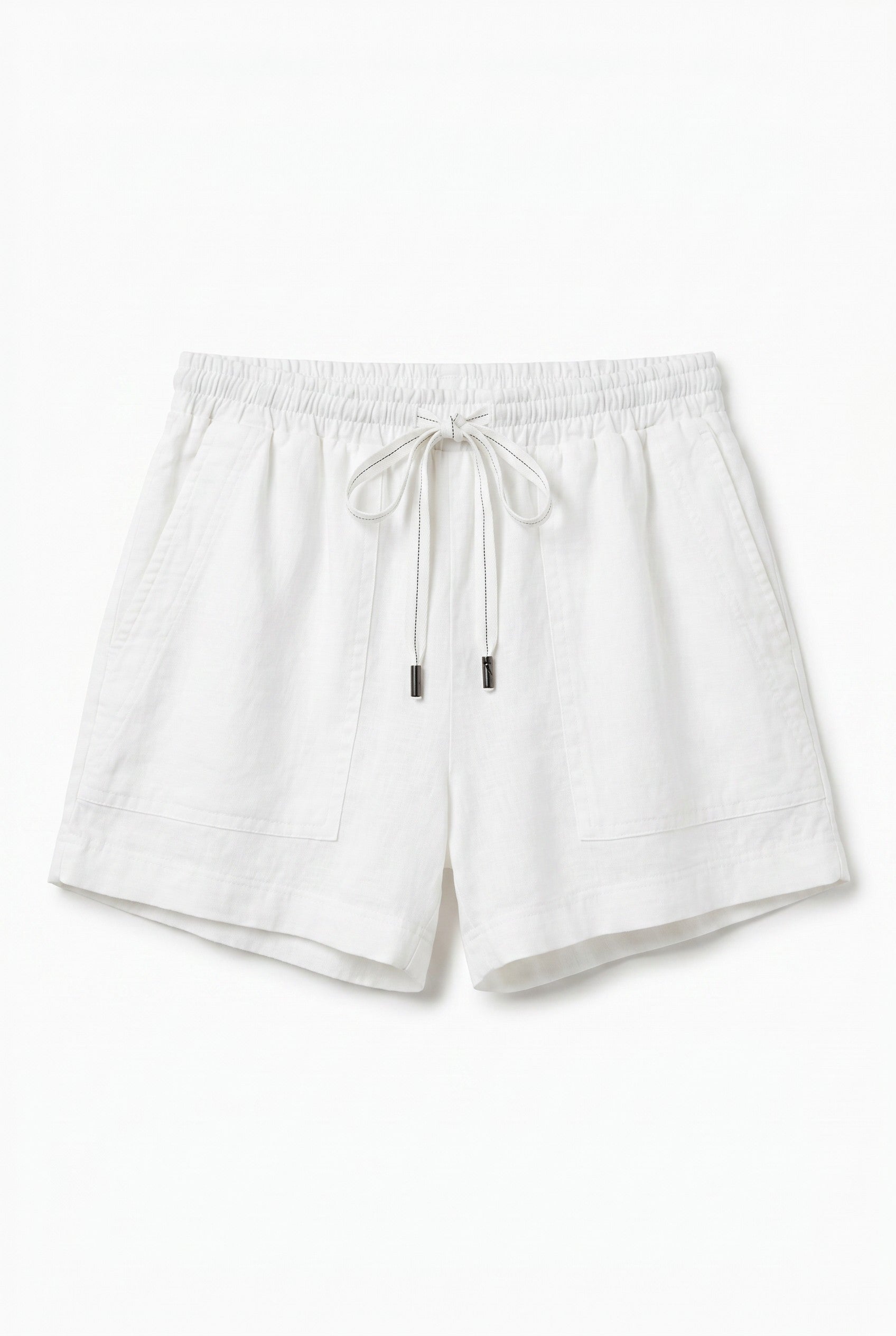 Linen Patch Pocket Shorts
