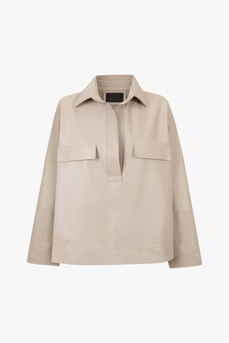 Sam Leather Shirt