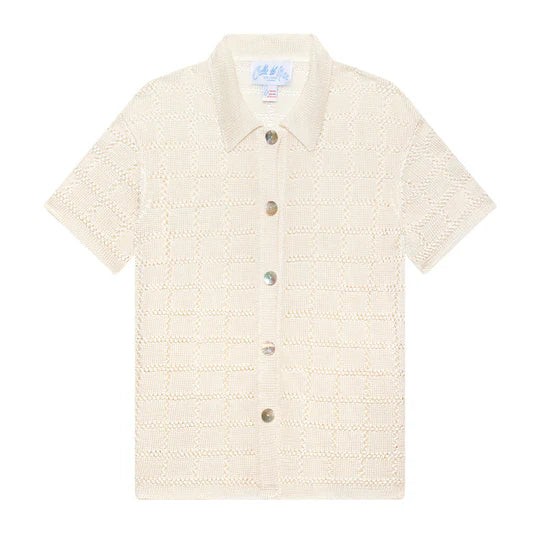 Short Sleeve Patchwork Shirt