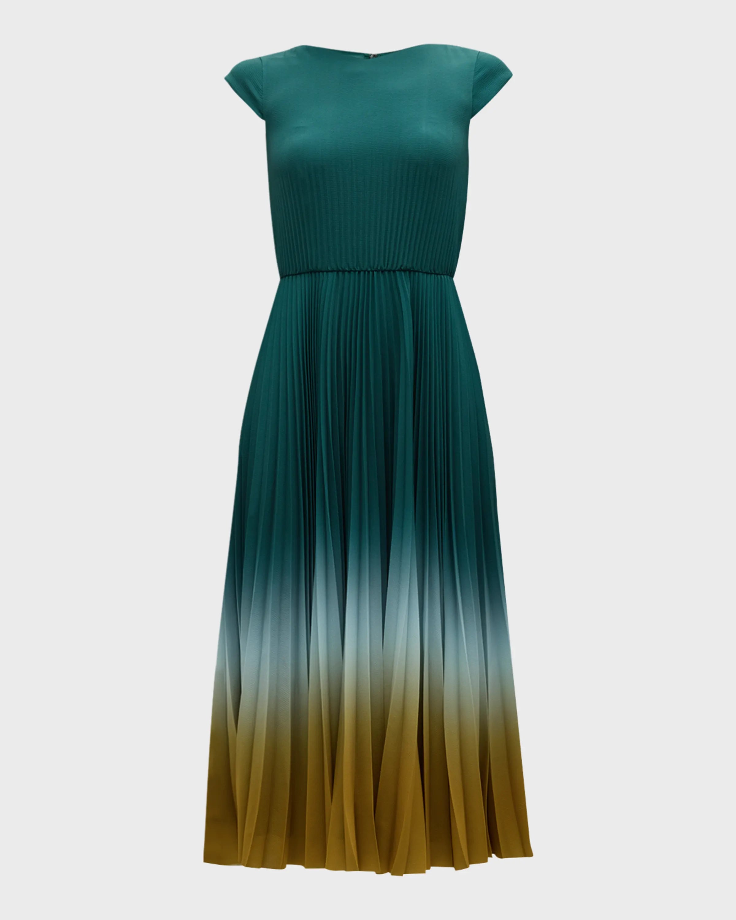 Dip Dye Pleated Dress