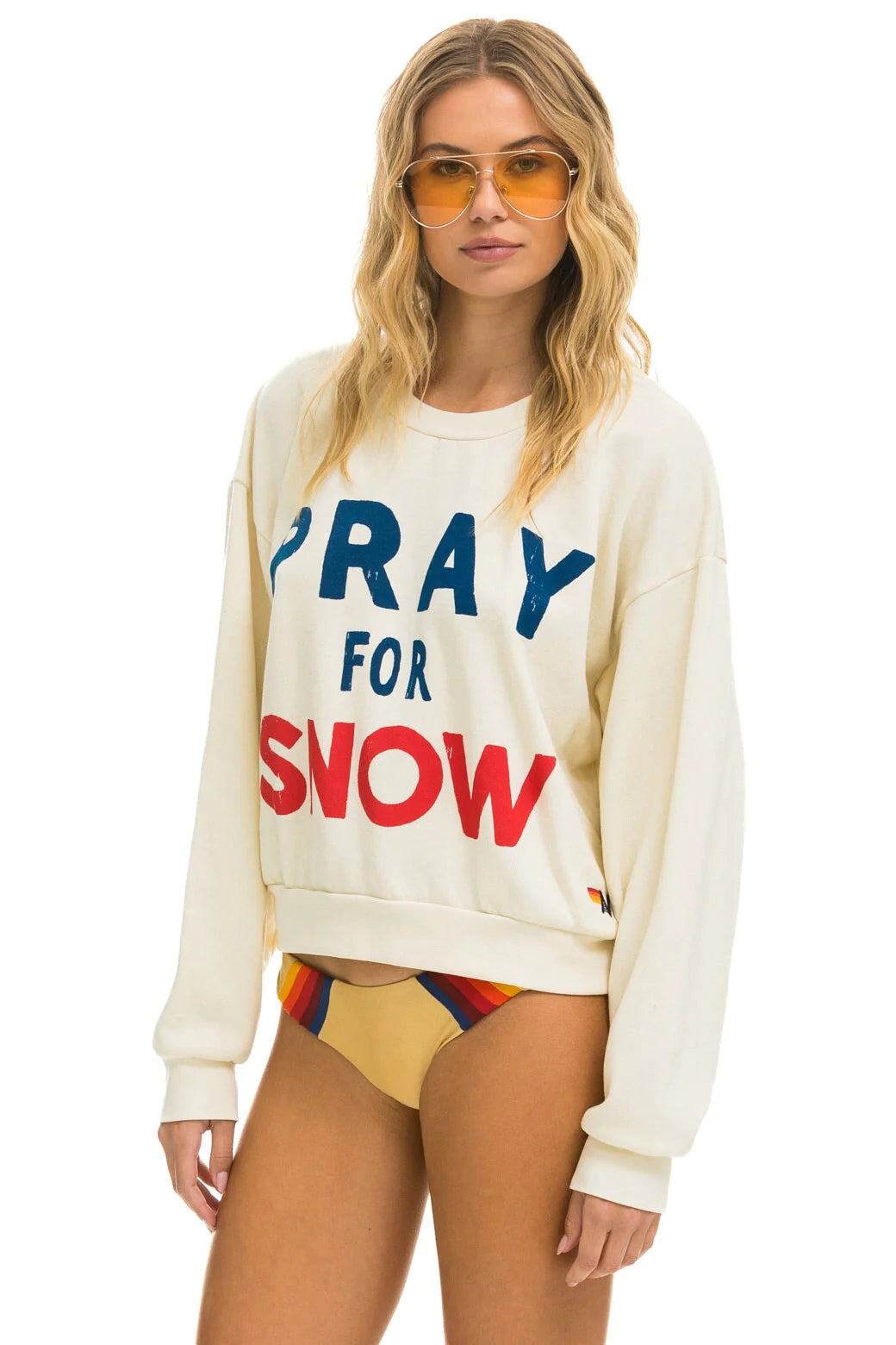 Pray For Snow Crewneck Sweatshirt