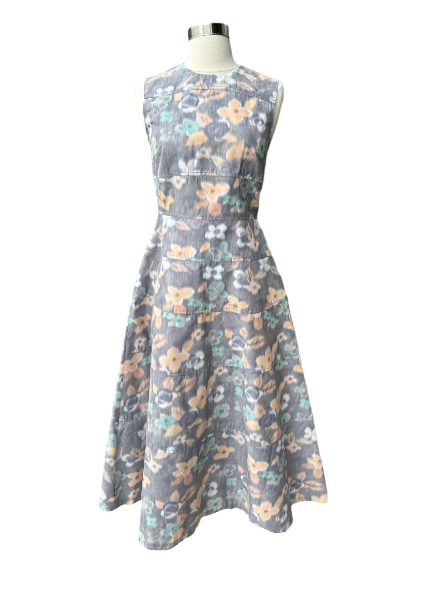 Chiné Flowers Dress