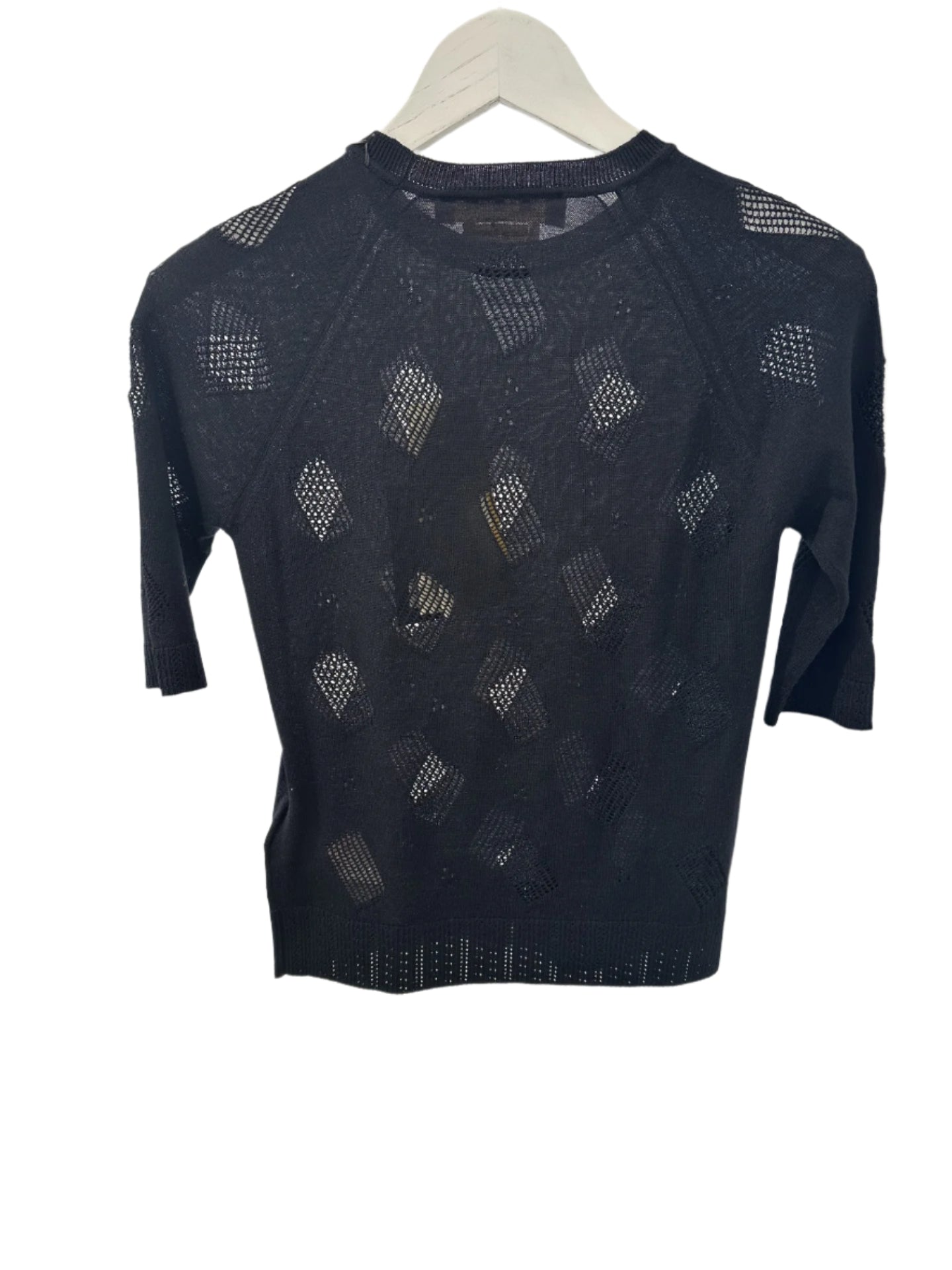 Short Sleeve Crew Neck Sweater