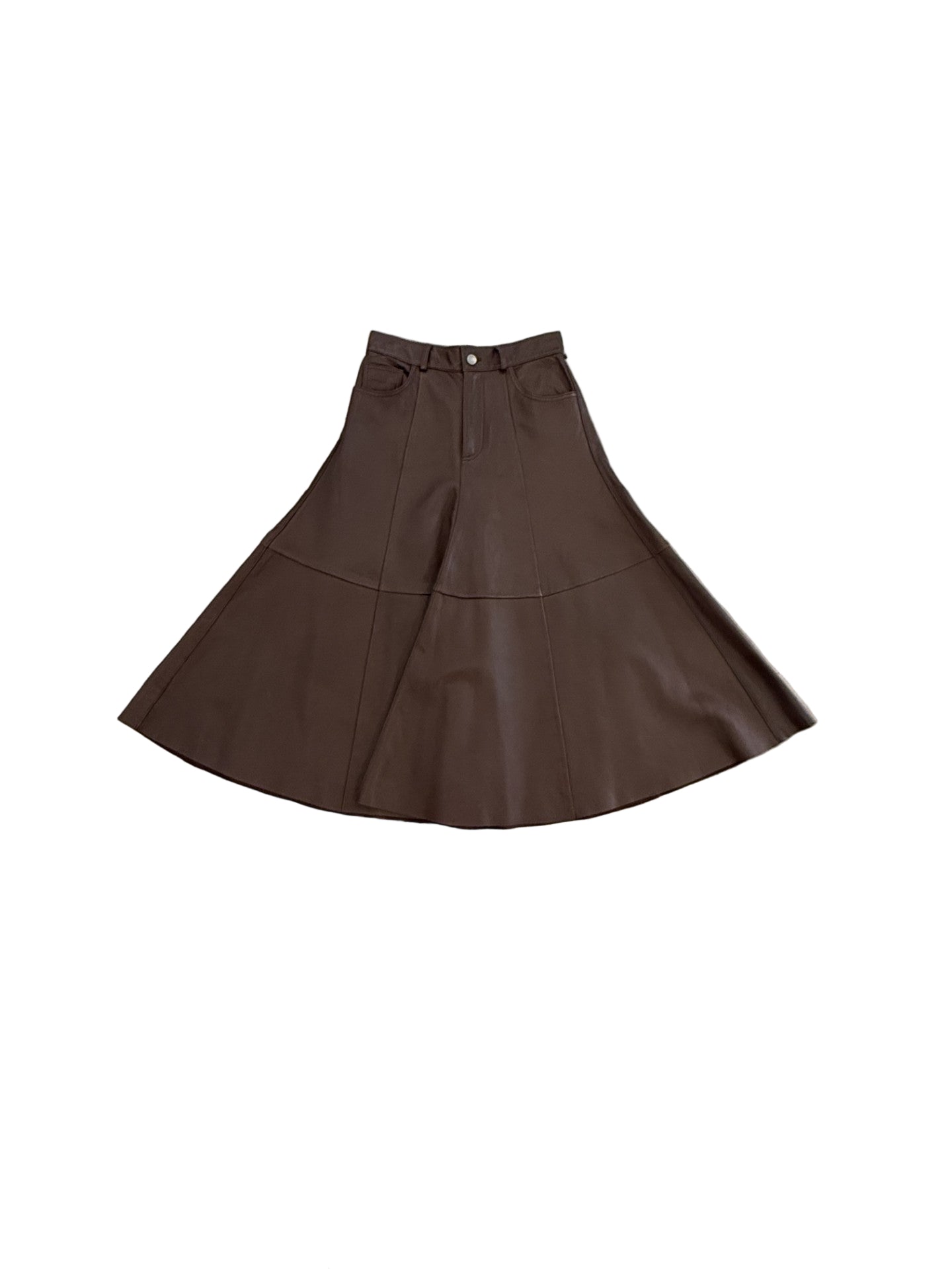 Mid Serenity Leather Skirt