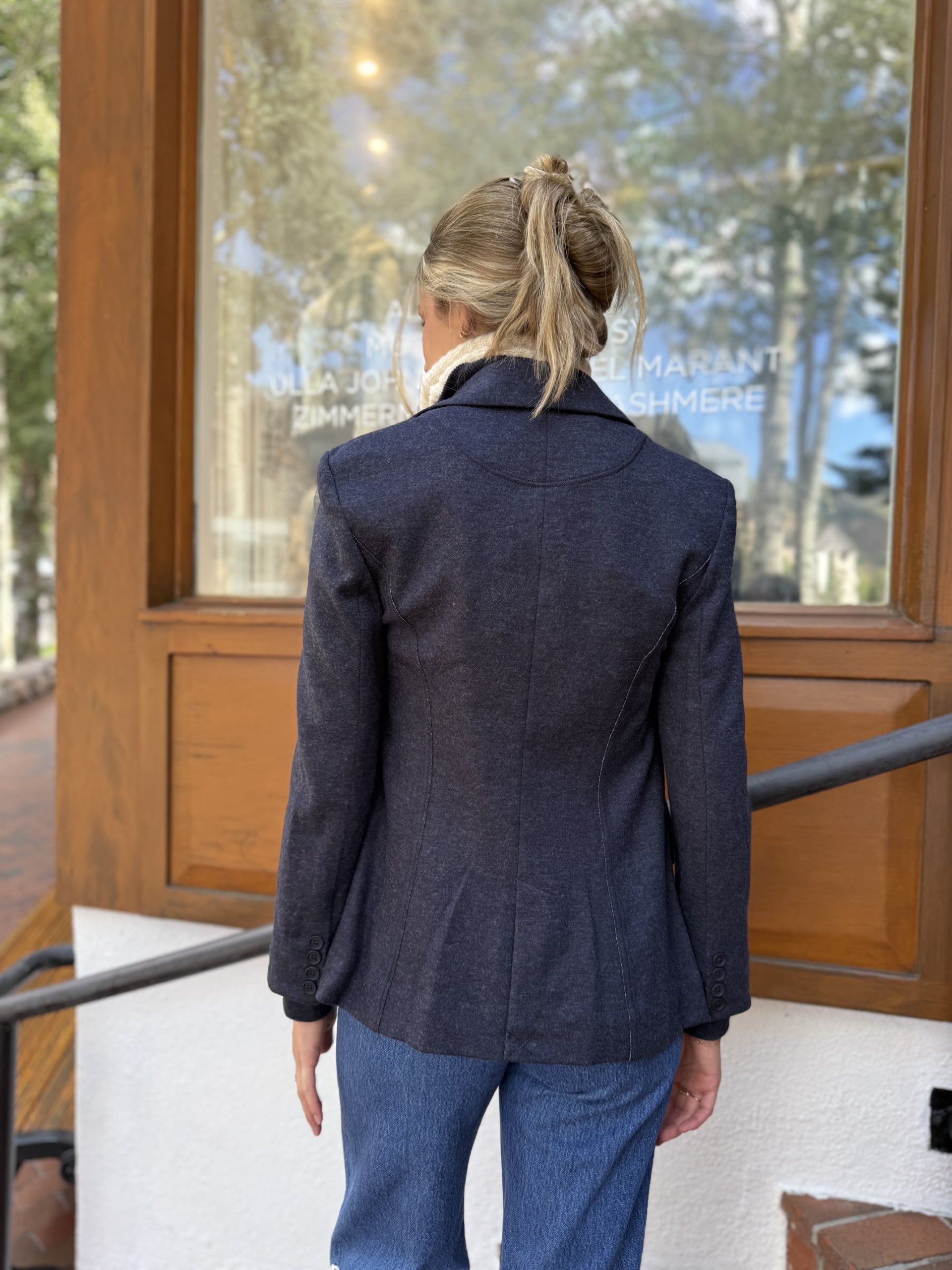 Auden Knit Combo Blazer