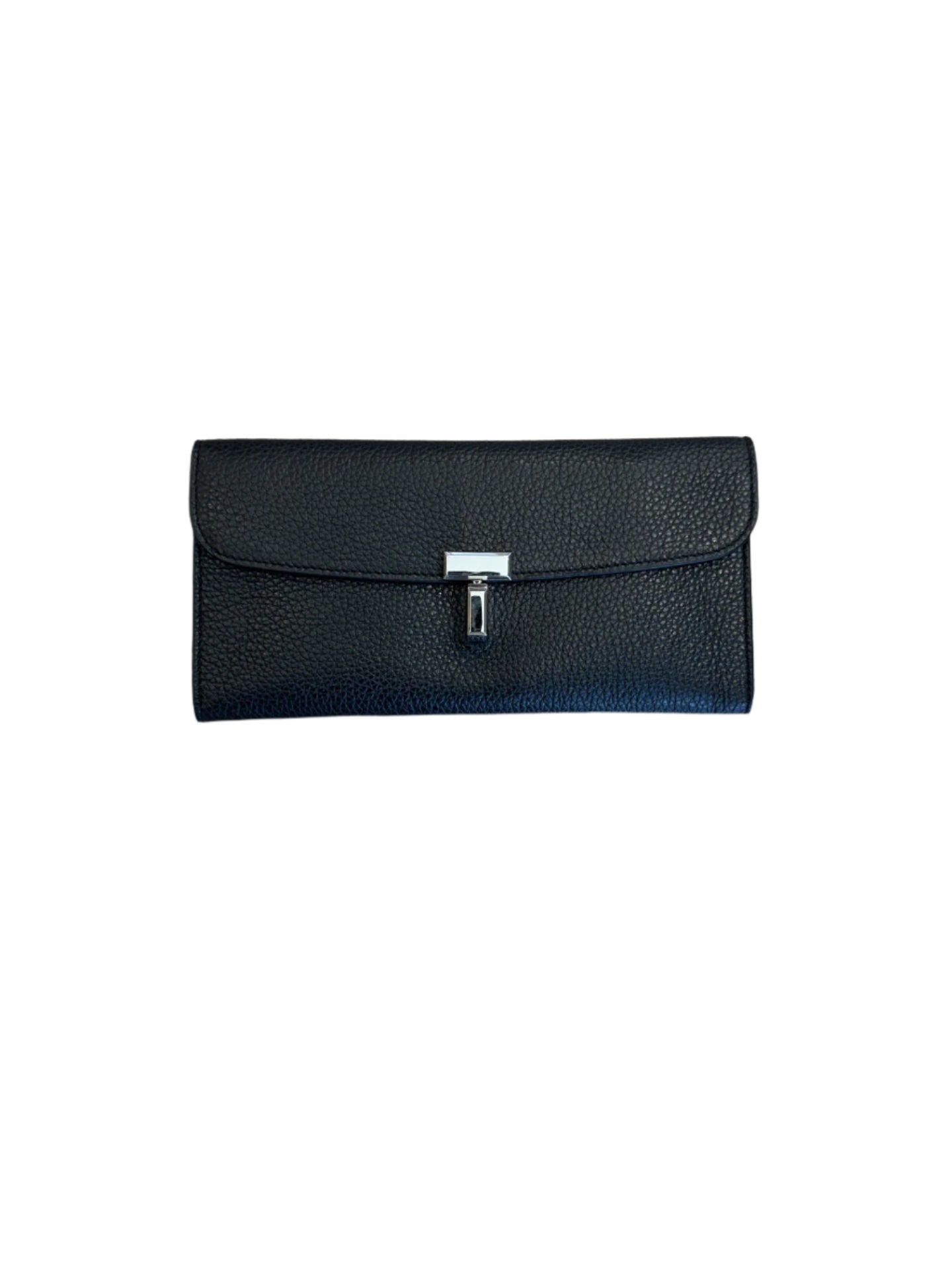 T-Lock Croco-Embossed Wallet Black