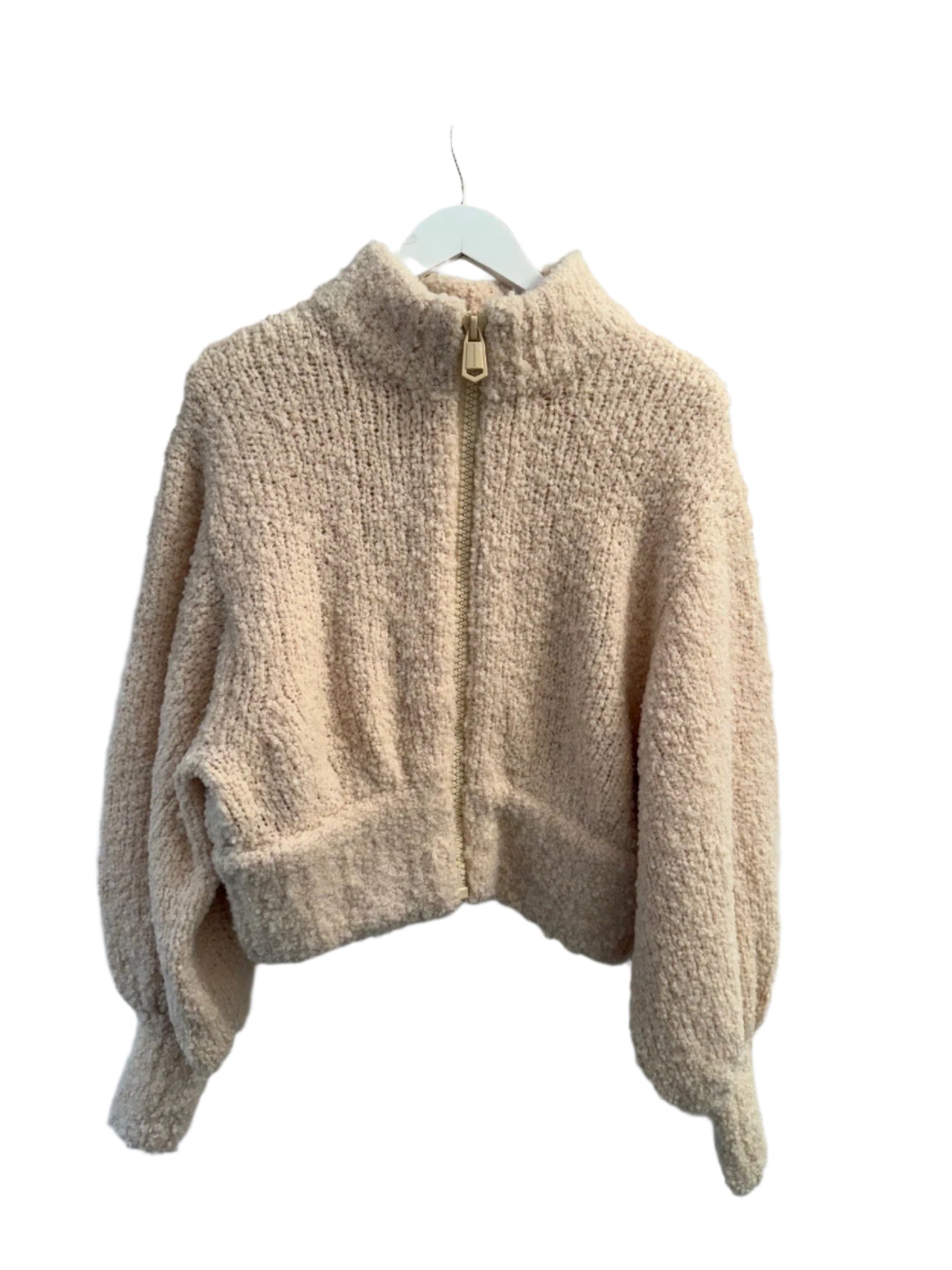 Hypnotic Boucle Knit Bomber