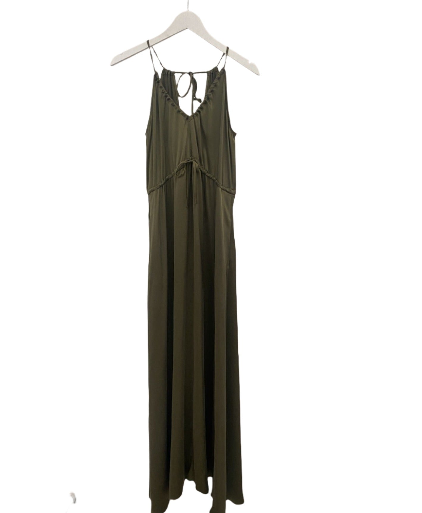 Claude V-Neck Cinched Maxi Dress