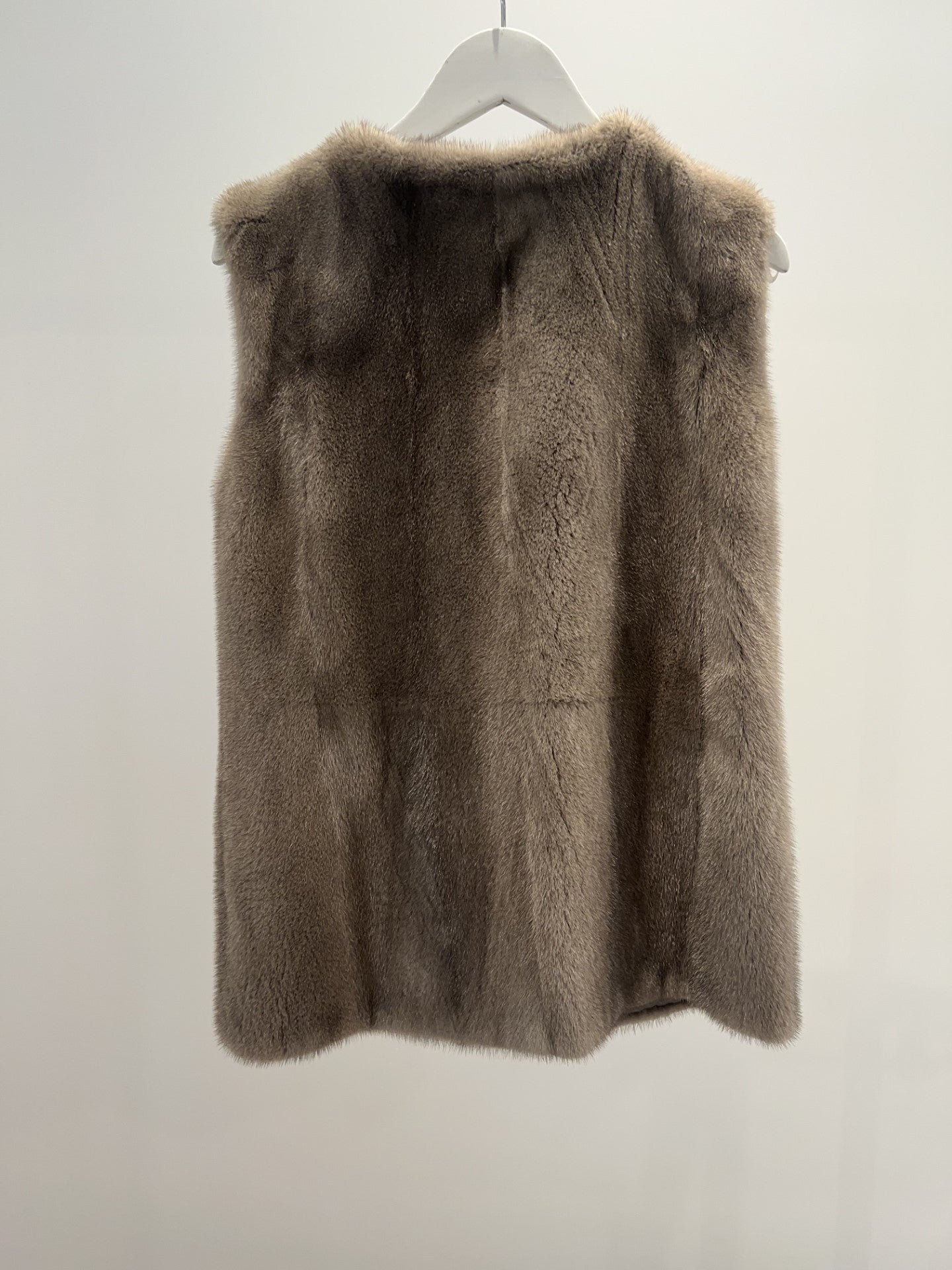 Collarless Mink Vest