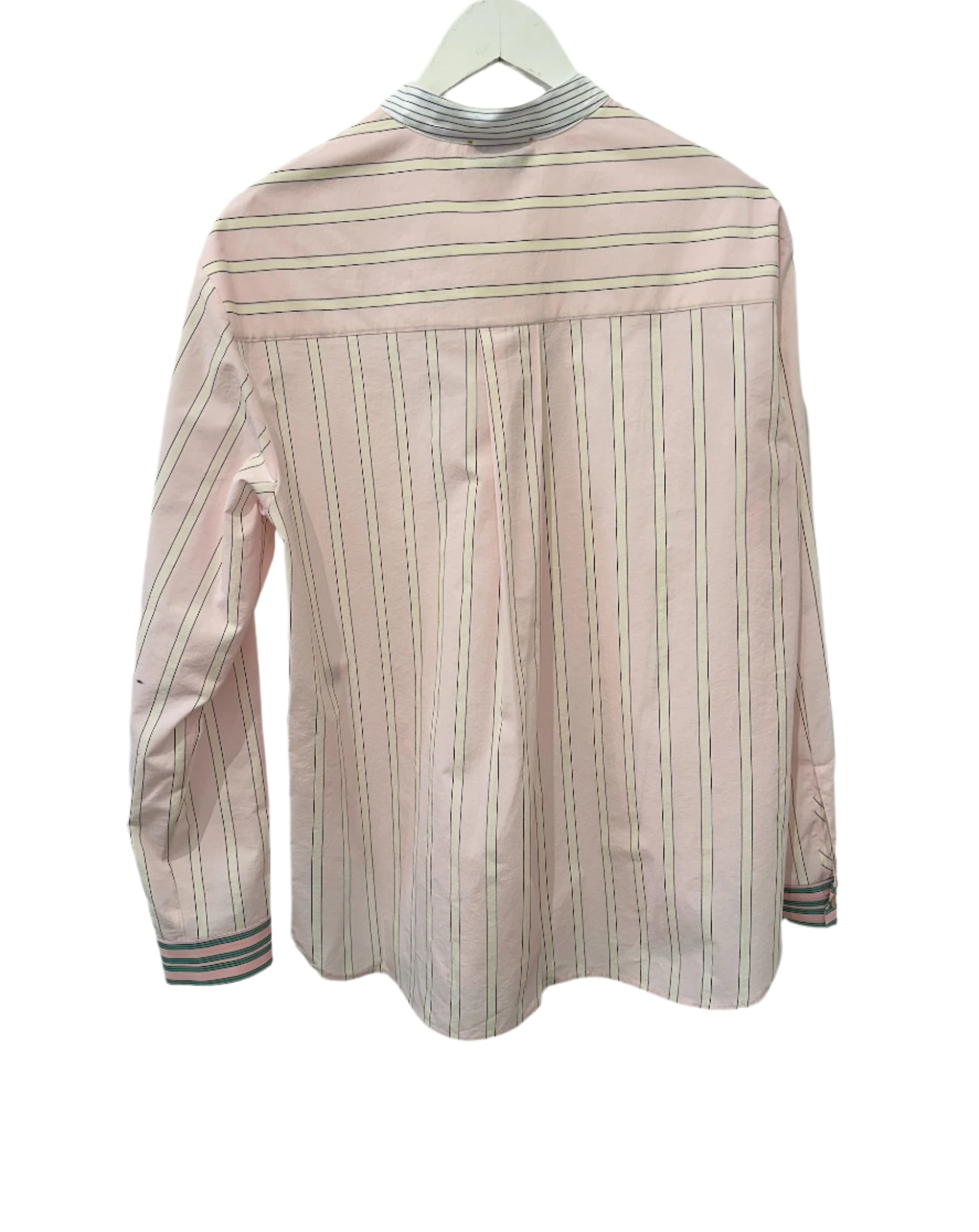 Embroidered Pinstripe Shirt