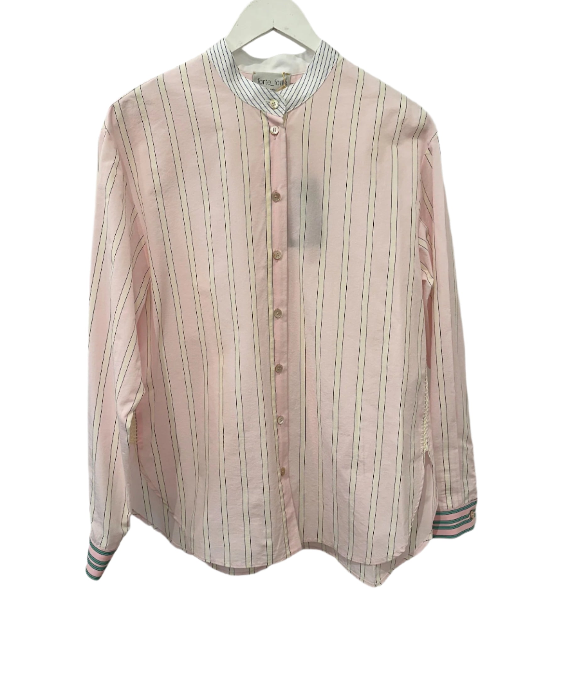 Embroidered Pinstripe Shirt