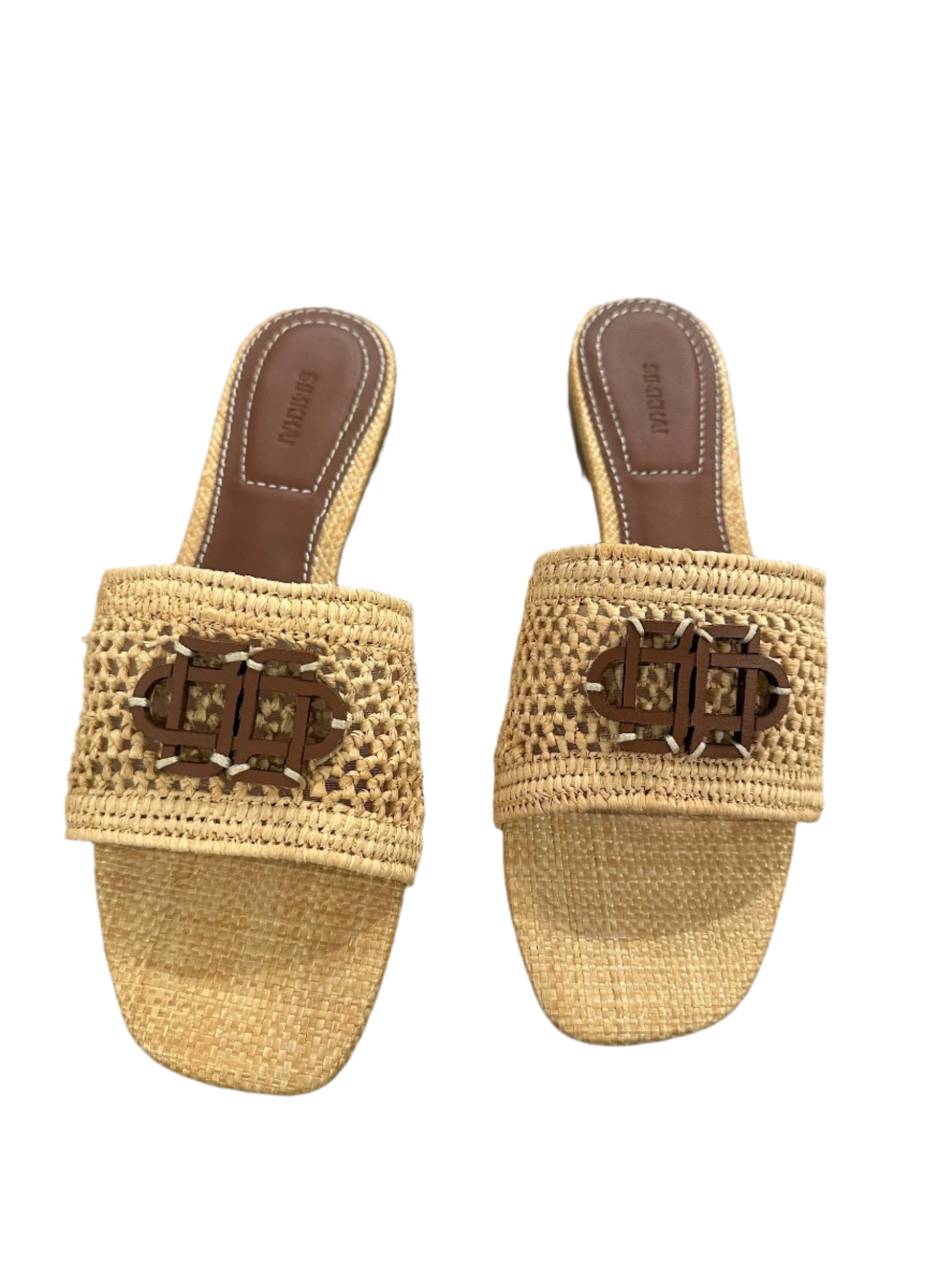 Delphi Raffia Flat Sandal