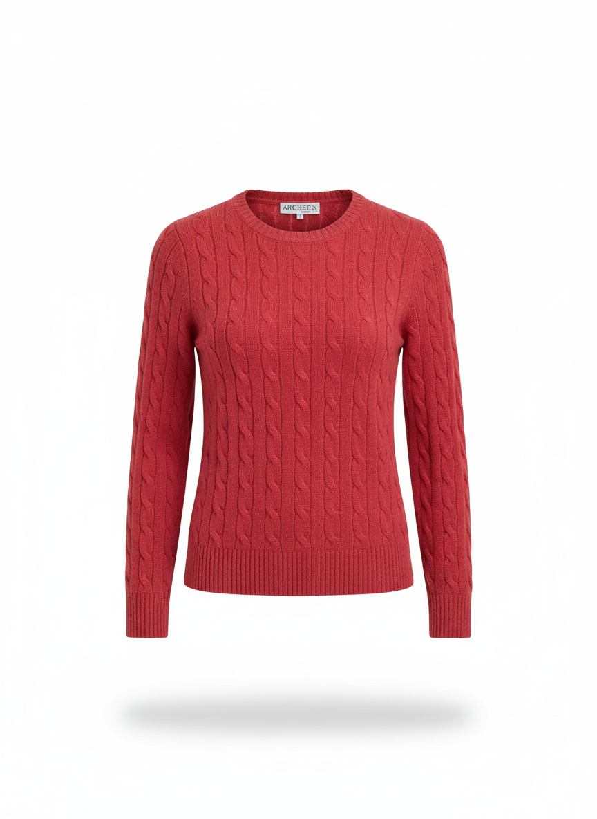 Ruby Cable Crew Sweater