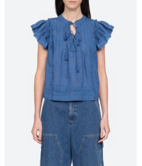 Loren Flutter Sleeve Top