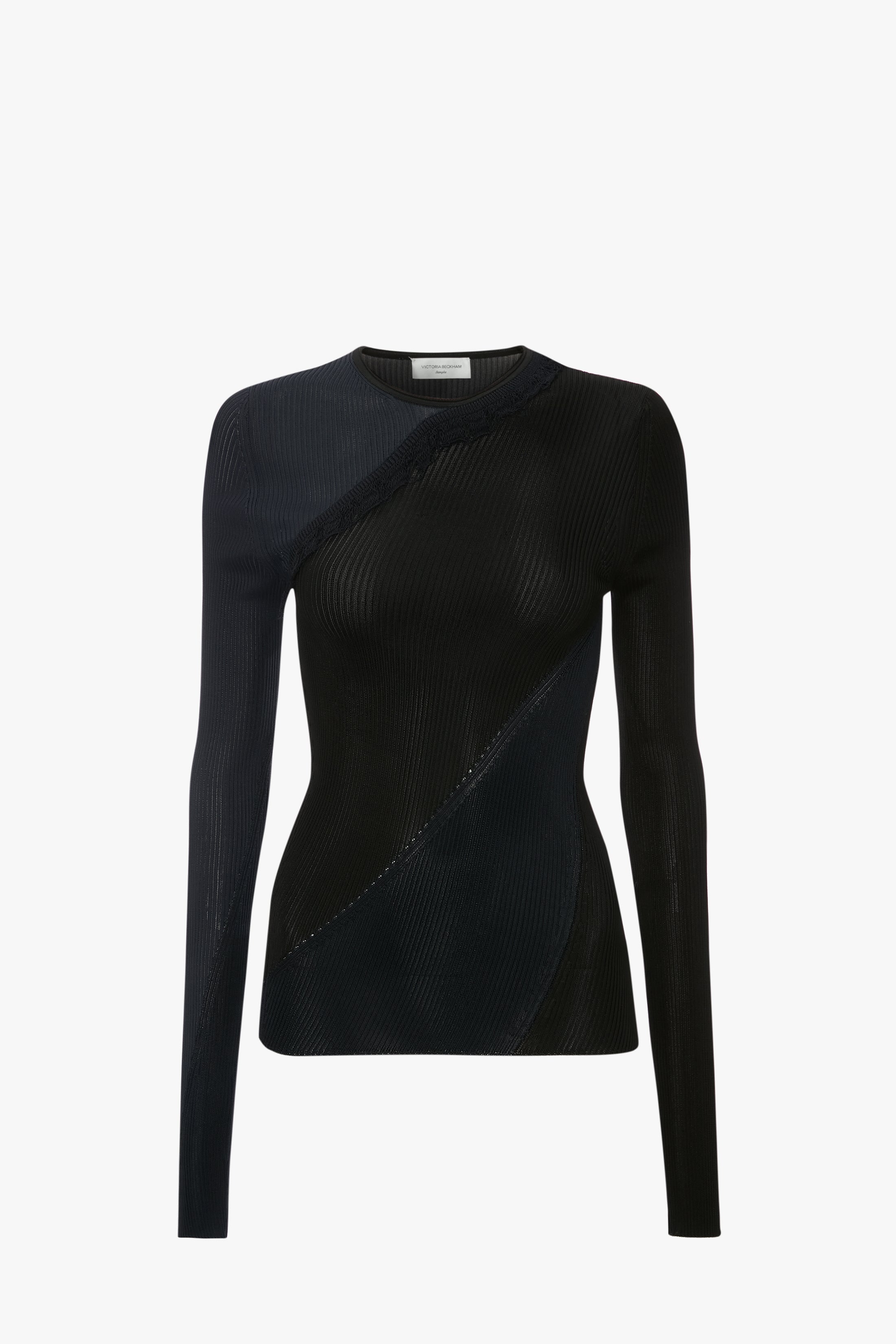 Long Sleeves Spiral Top
