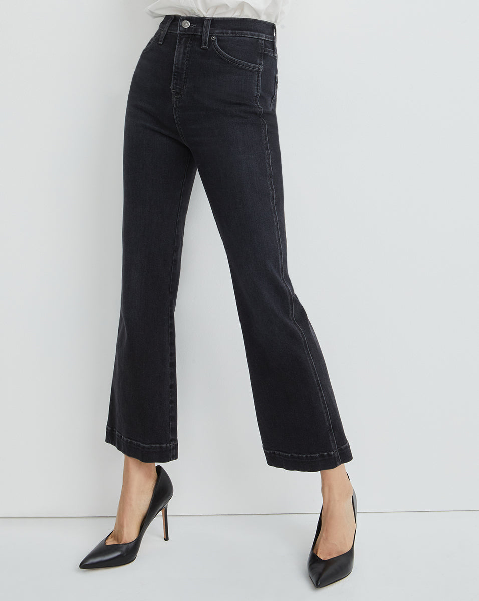 Veronica Beard CARSON HIGH RISE ANKLE FLARE